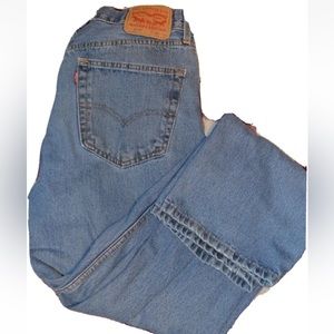 Levi Strauss 550 Blue Relaxed Fit Med Wash Denim Jeans SZ 36 X 34 36w 34L Men’s